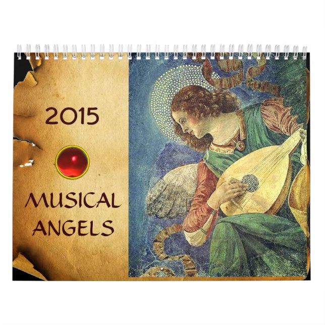 MUSIKANGELN FEINE KUNSTSAMMLUNG 2017 KALENDER (Titelbild)