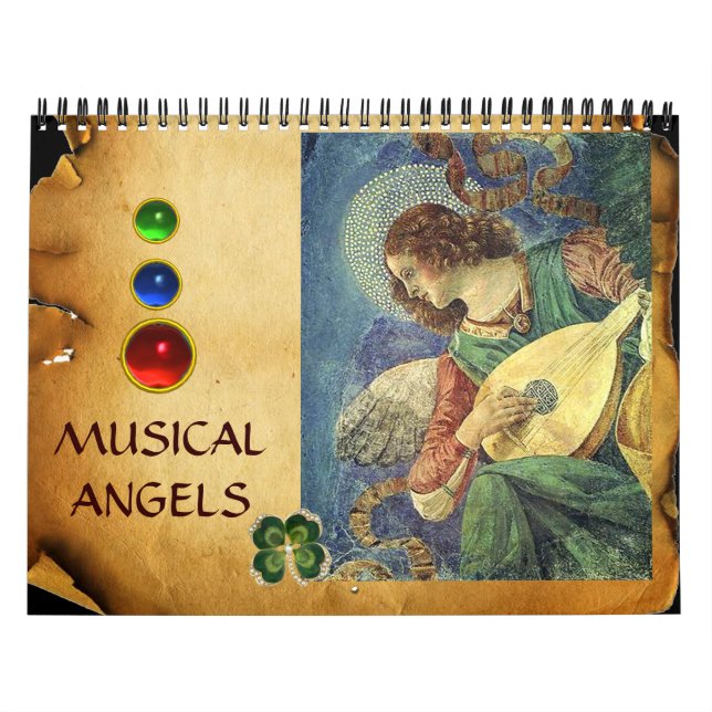 MUSIKANGELN FEINE KUNSTSAMMLUNG KALENDER (Titelbild)