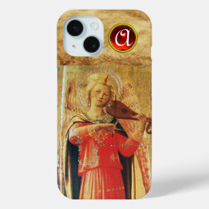 MUSIKANISCHES ANGEL IN ROT UND GOLD Gemstone Monog title_seo2