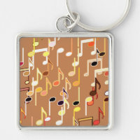 Musikanmerkungen drucken - Caramel Tan, Multi