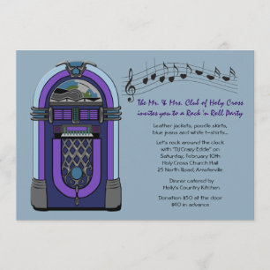 Musikautomat-Einladung Einladung