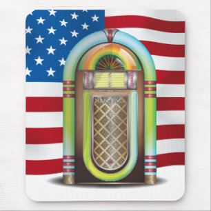 Musikautomat USA Mousepad