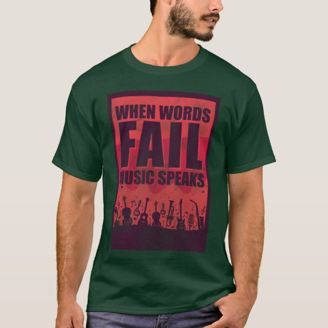 Musikband Gesangsfreund T-Shirt (Vorderseite)