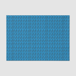 Musikblatt blau und schwarz seidenpapier