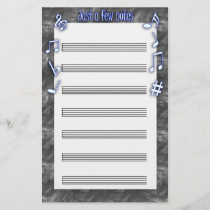 Musikblatt Briefpapier