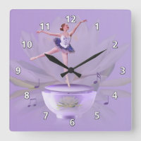 Musikbox Ballerina mit Wasserlilie
