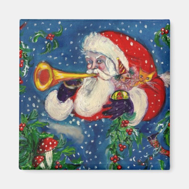 MUSIKCHRISTMAS NIGHT, SANTA BUGLER MAGNET (Vorne)