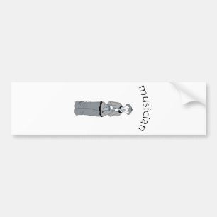 musiker autoaufkleber