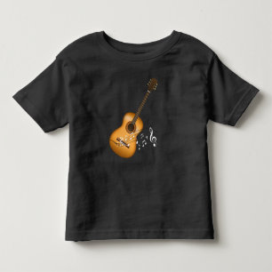 Musiker der akustischen Gitarre Kleinkind T-shirt