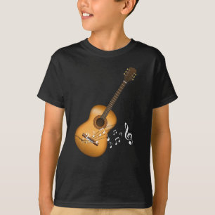 Musiker der akustischen Gitarre T-Shirt