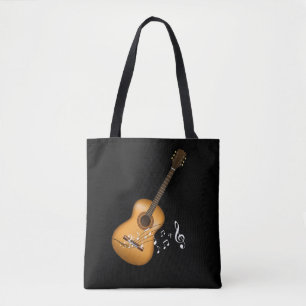 Musiker der akustischen Gitarre Tasche