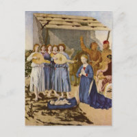 Musiker, die Christus von Geburt Christi verehren