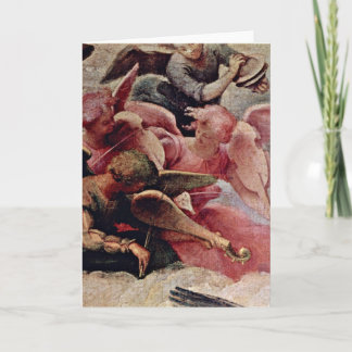 Musiker-Engel (obersteslinks) durch LorenzoLotto Karte