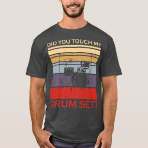Musiker Instrument Musik lustige Drumset Drummer Q T-Shirt