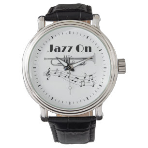 Musiker Jazz über Trumpet-Player Armbanduhr