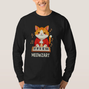 Musiker Katze Meowzart Musik & Katzenliebhaber Kit T-Shirt