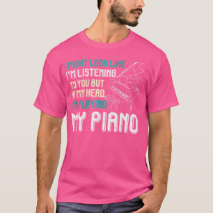 Musiker Klavierspieler Pianist Geschenk Musikinstr T-Shirt