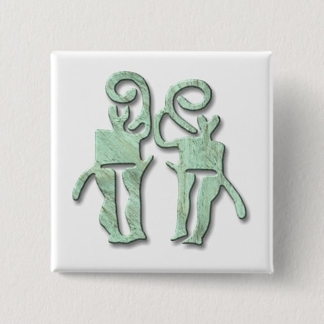 Musiker, Kupfer Button (Vorderseite)