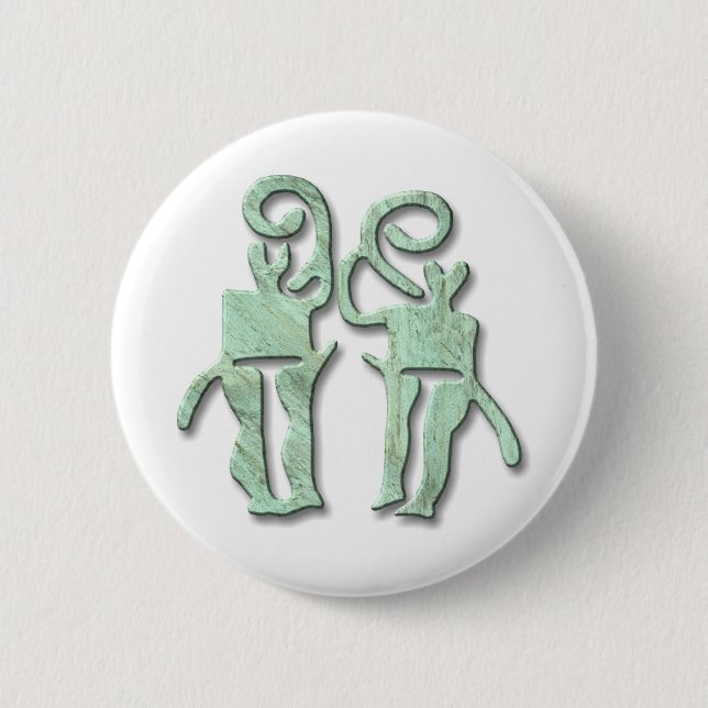 Musiker, Kupfer Button (Vorderseite)