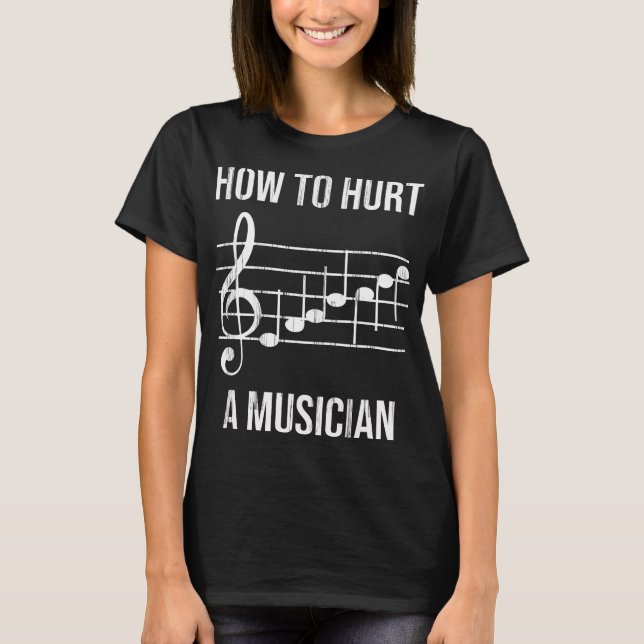 Musiker Marching Band Instrument Music Conductor T-Shirt (Vorderseite)