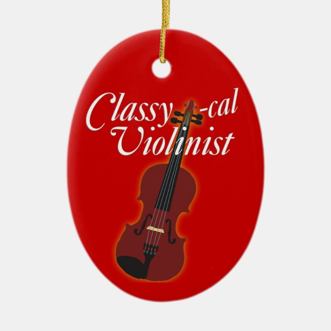 Musiker Nobel-cal Keramik Ornament (Vorne)