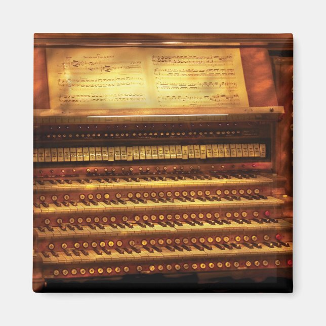 Musiker - Organist - Die Pipe Organ Magnet (Vorne)