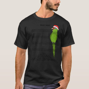 Musiker Parrot I Silent Night I Mexikanische Rote T-Shirt