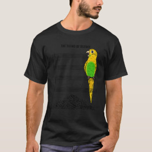Musiker Parrot I sound of Silence I Yellow Budgie T-Shirt