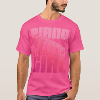 Musiker Pianist Frauen Mädchen Kinder Klassische M T-Shirt