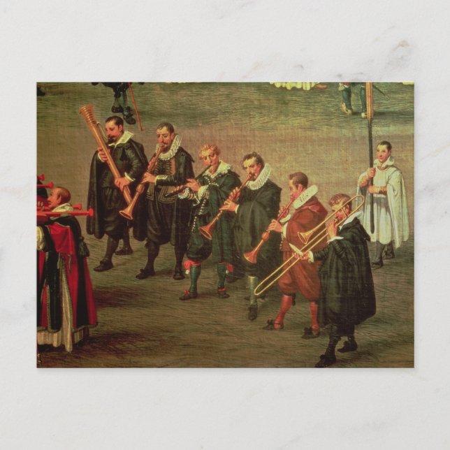 Musiker Postkarte (Vorderseite)