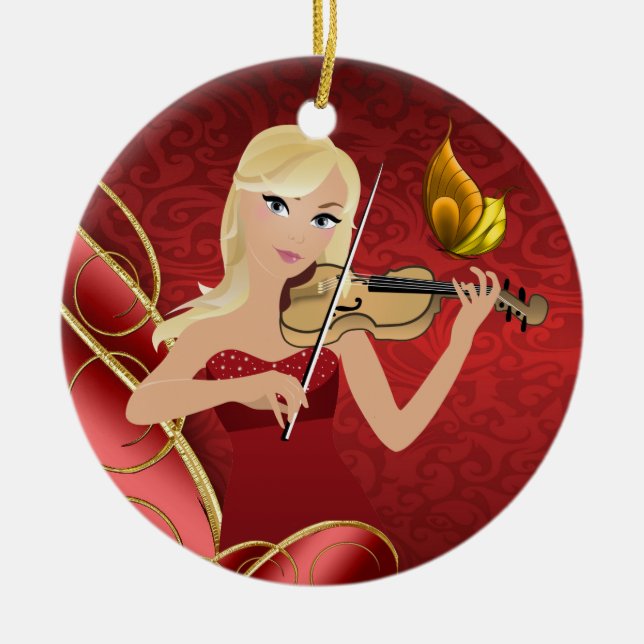 Musiker - SRF Keramik Ornament (Vorne)