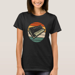 Musiker Synthesizer Spieler Musik Retro Synthesiz T-Shirt