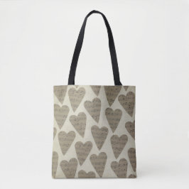 Musikerin der Herzform Musiknote Tasche