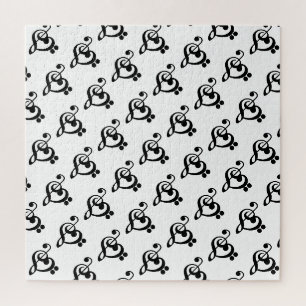 Musikermusikherz - Treble Bass Clef