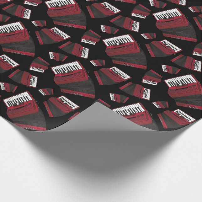 Musikermusiklehrer Geschenkpapier (Ecke)