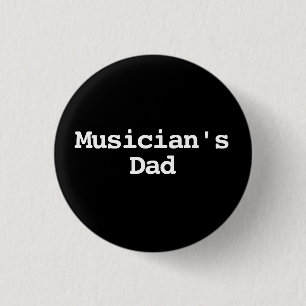 Musikers Vater Einfacher Tippfehler Button
