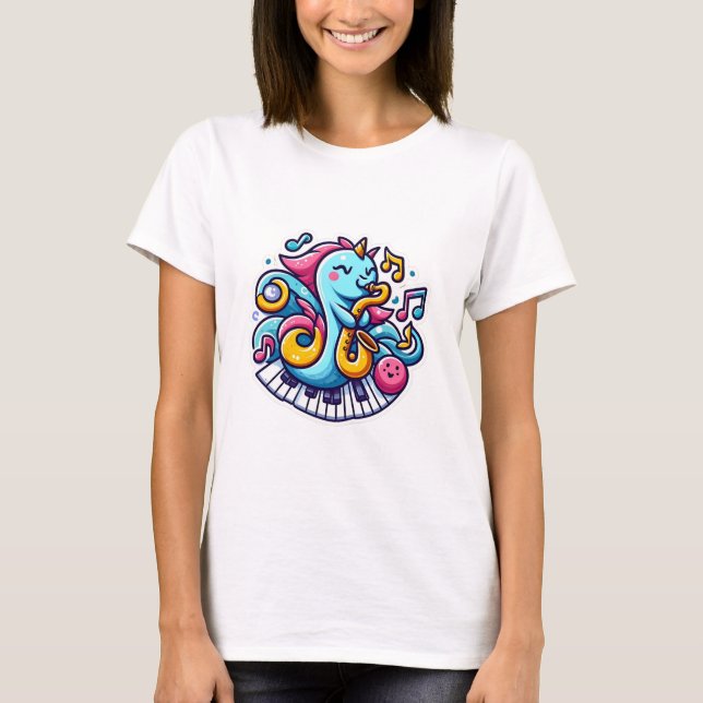Musikersnail T-Shirt (Vorderseite)