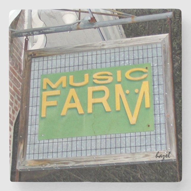 Musikfarm, Charleston, South Carolina Untersetzer (Vorderseite)