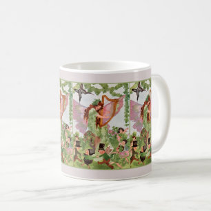 Musikfeen spielen Musik Kaffeetasse