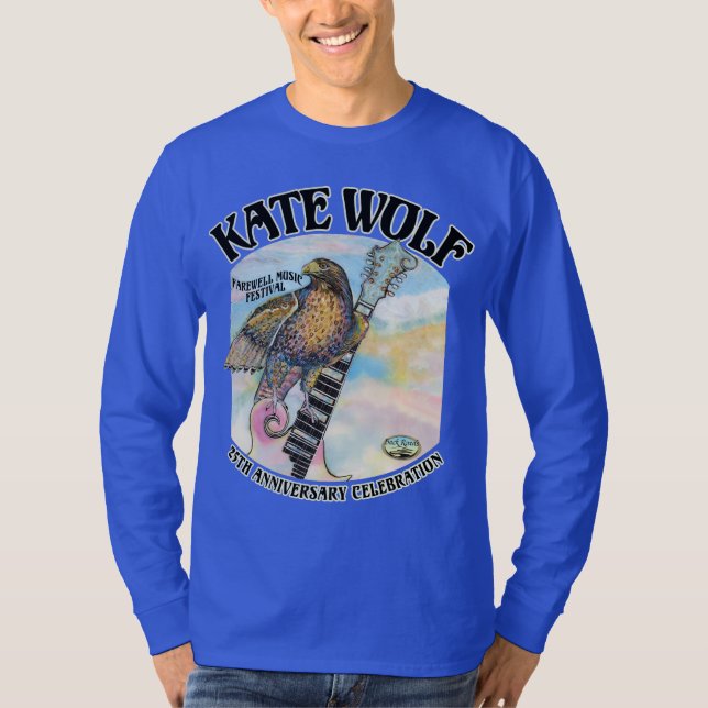 Musikfestival Kate Wolf 2022 - Langschläfer-Shirt T-Shirt (Vorderseite)