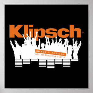 Musikfestival Klipsch 2010 Mini-Poster Poster