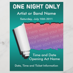 Musikflyer für eine Nacht Flyer