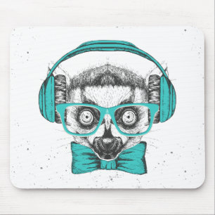 Musikfreund des Lemur-  Mousepad