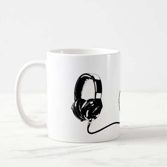 Musikfreund Kaffeetasse (Links)