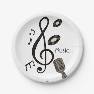 Musikfreund Pappteller