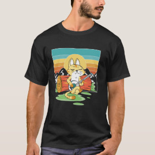 Musikgenre Banjo Katze Country-Musik Blue Grass T-Shirt