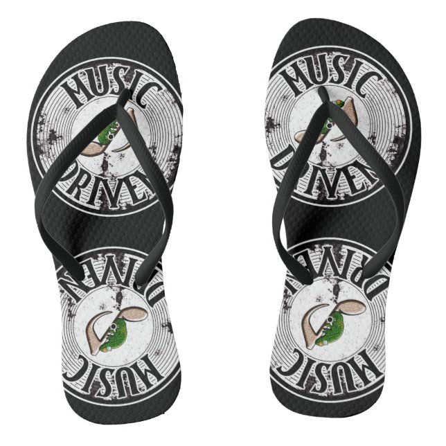 Musikgetriebene Flip Flops (Fußbett)