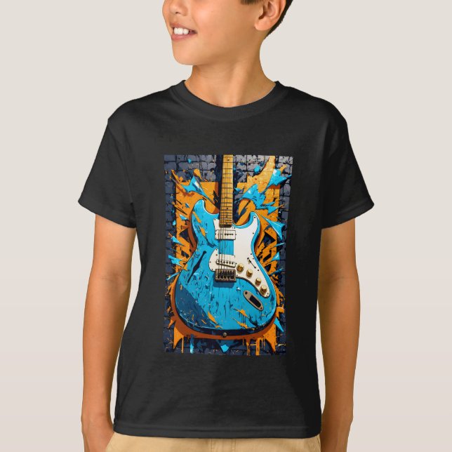 Musikgitarre T-Shirt (Vorderseite)