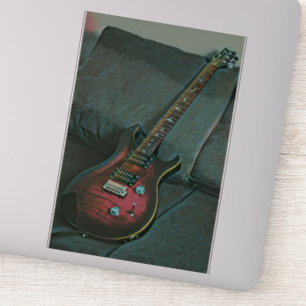 Musikgitarrist liebt Geschenk Aufkleber