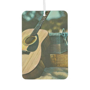 Musikgitarrist liebt Geschenk Autolufterfrischer